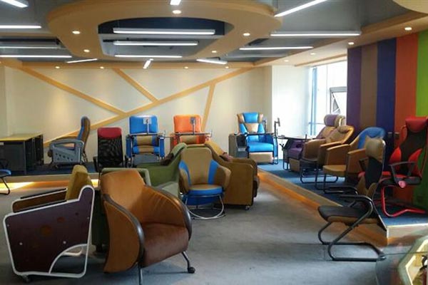 布藝網(wǎng)吧沙發(fā)裝修效果圖