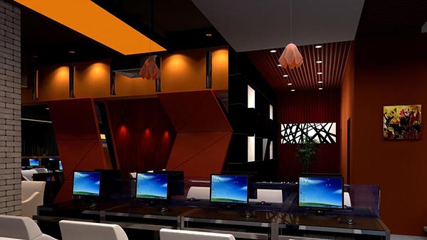 網(wǎng)吧裝修效果圖