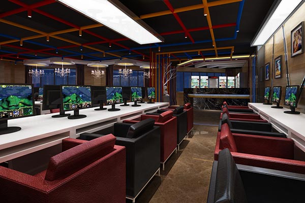 網(wǎng)吧沙發(fā)裝修效果圖