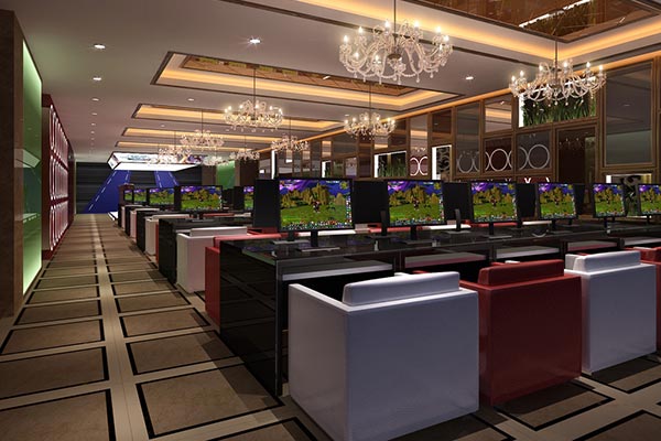 網(wǎng)吧沙發(fā)椅裝修效果圖