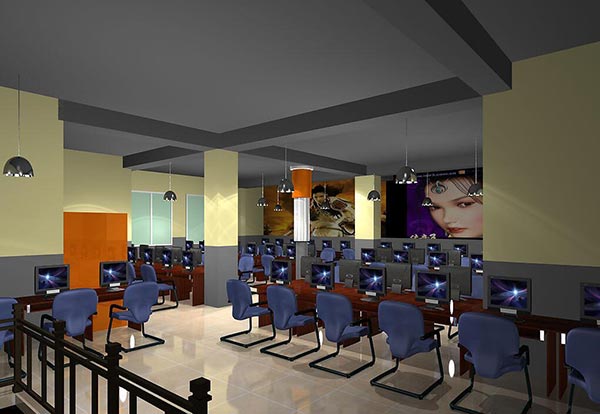 網(wǎng)吧椅裝修效果圖