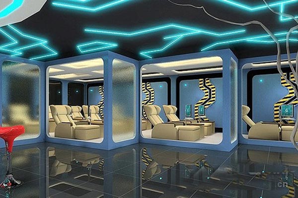 網(wǎng)咖桌椅裝修效果圖