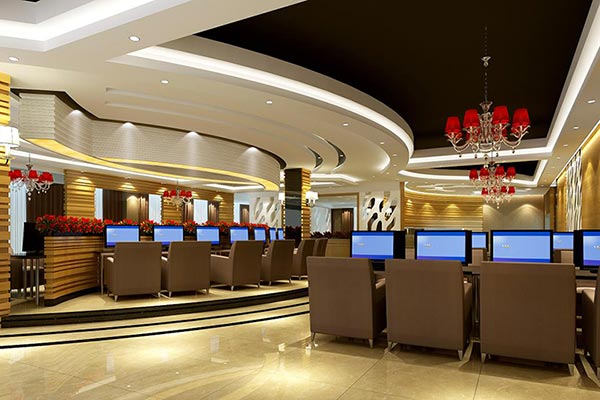 網(wǎng)吧桌椅裝修效果圖