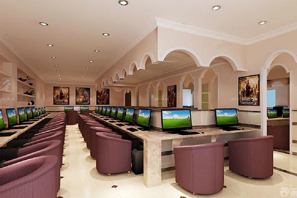 網(wǎng)吧沙發(fā)裝修效果圖