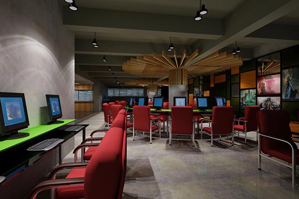 網(wǎng)吧沙發(fā)裝修效果圖