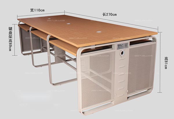 網(wǎng)吧桌尺寸示意圖