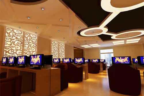 網(wǎng)吧桌子裝修實拍圖