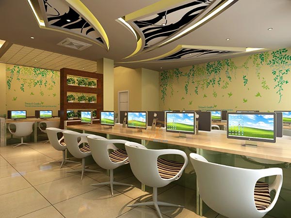 網(wǎng)吧裝修效果圖