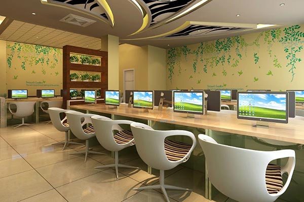 網(wǎng)吧桌椅裝修圖片