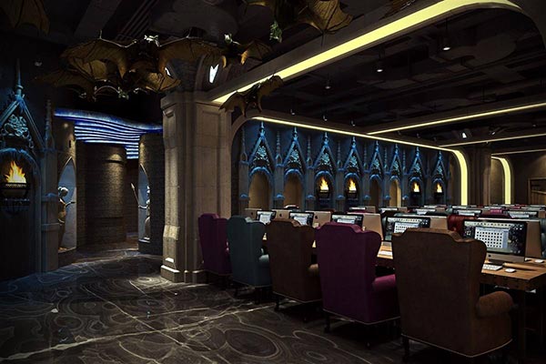 網(wǎng)吧桌椅裝修效果圖