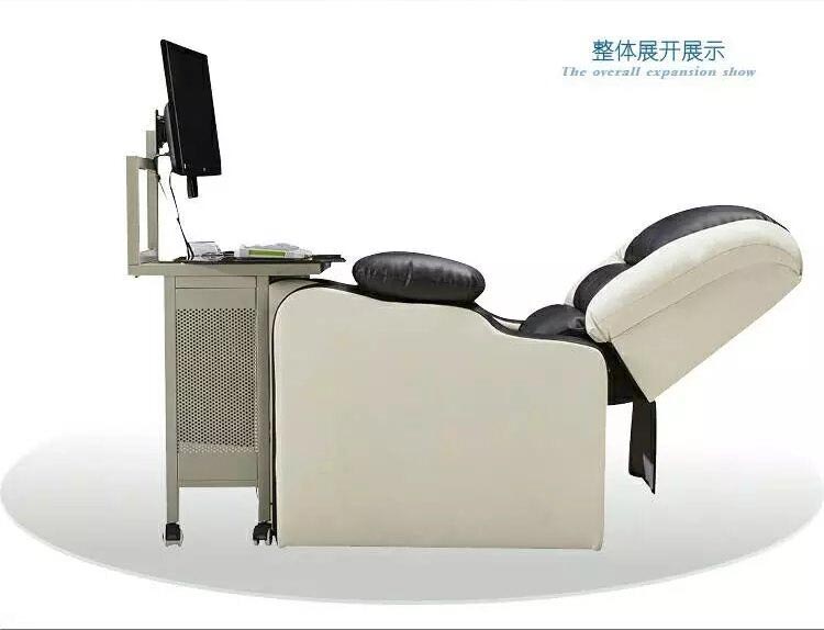 夢達(dá)網(wǎng)吧一體沙發(fā)椅可后躺功能展示