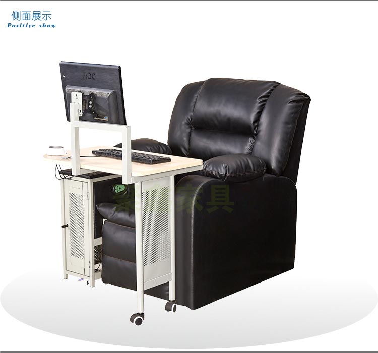 夢(mèng)達(dá)網(wǎng)吧電腦一體桌側(cè)面圖片