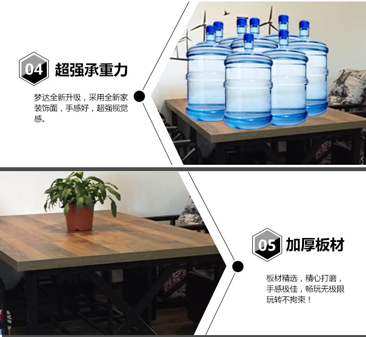 夢達專業(yè)網(wǎng)吧桌椅超強承重能力展示