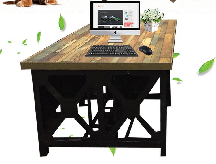 夢(mèng)達(dá)高檔網(wǎng)吧桌椅配套桌子圖片 