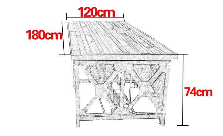 夢(mèng)達(dá)高檔網(wǎng)吧桌椅配套桌子尺寸示意圖