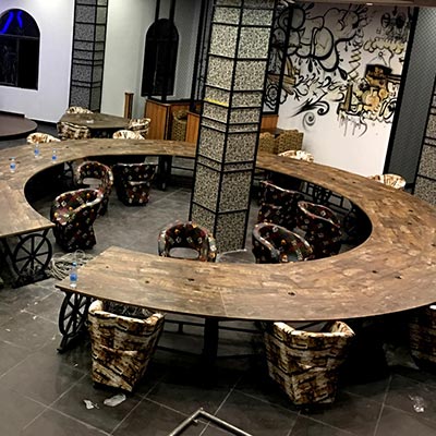 圓形網(wǎng)吧桌_型號TB041