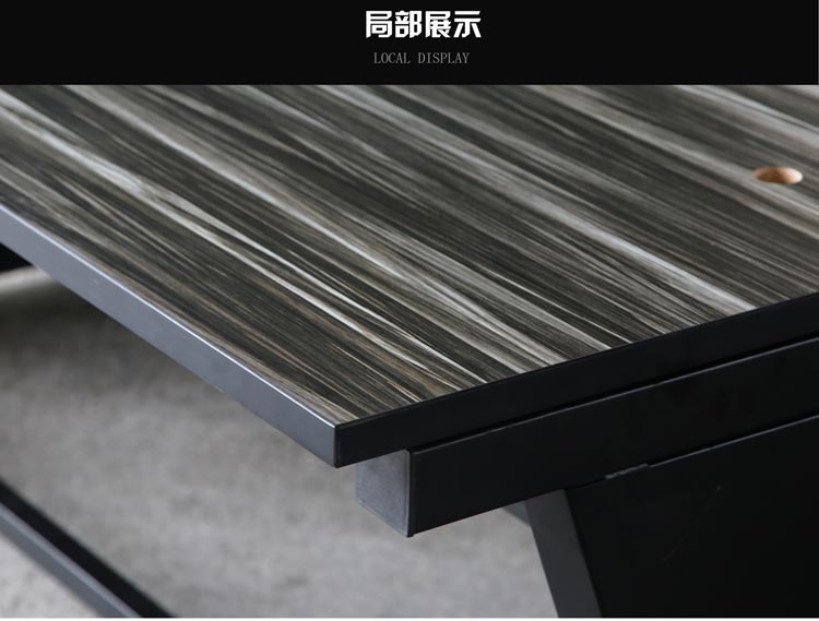 夢達(dá)網(wǎng)吧電競桌桌面局部特寫