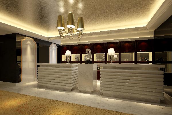 網(wǎng)吧吧臺(tái)3d模型