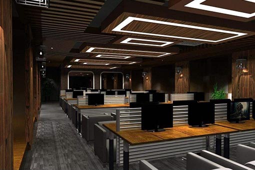 網(wǎng)吧裝修效果圖
