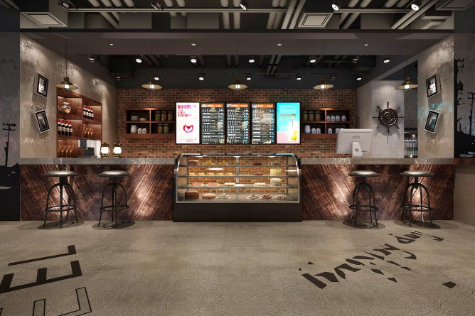 鄭州西街網(wǎng)咖桌椅裝修效果圖