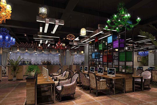 網(wǎng)咖裝修效果圖