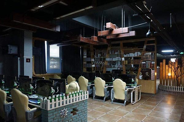 網(wǎng)吧電腦椅裝修效果圖