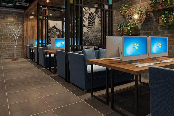 網(wǎng)吧桌椅效果圖