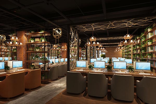 網(wǎng)咖裝修效果圖