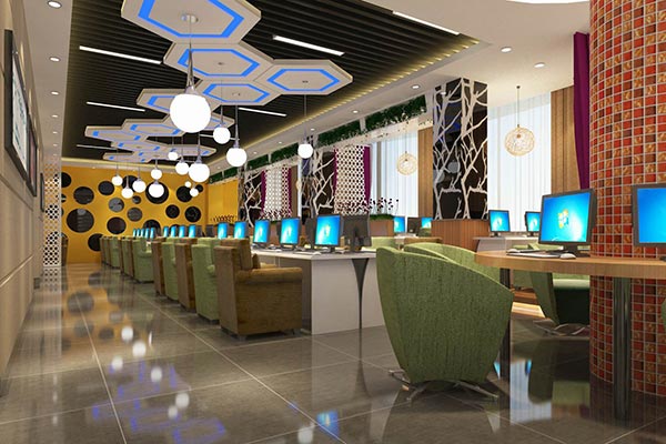 網(wǎng)吧裝修效果圖